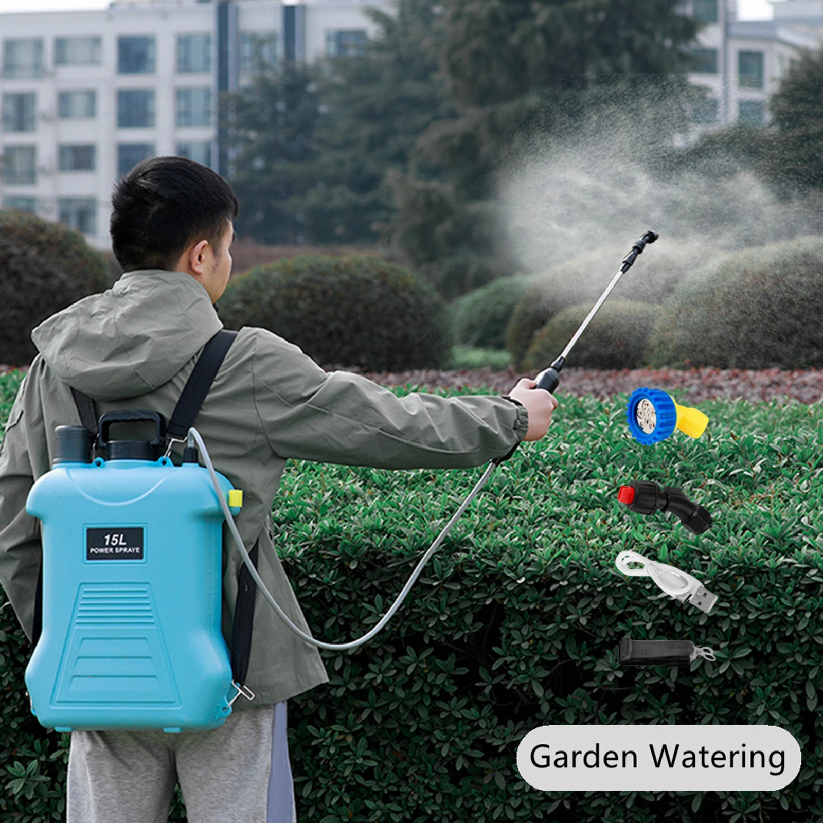 4 Gallon/15L Battery Backpack  - огляд і ціна Electric Sprayer Backpack
