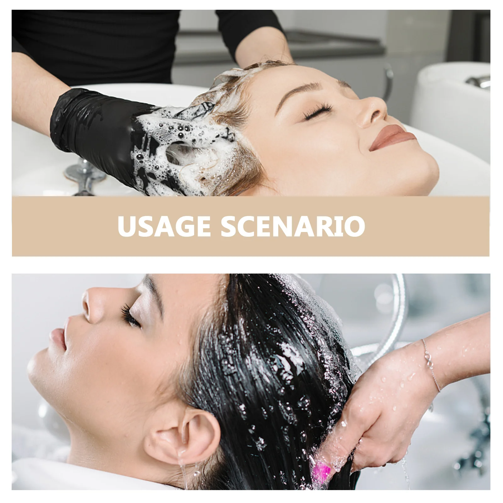 

Plastic Portable Shampoo Hair Washing Tray Durable Neck Support for Salon Home Sitting Wash Salon Hair Washing Tray