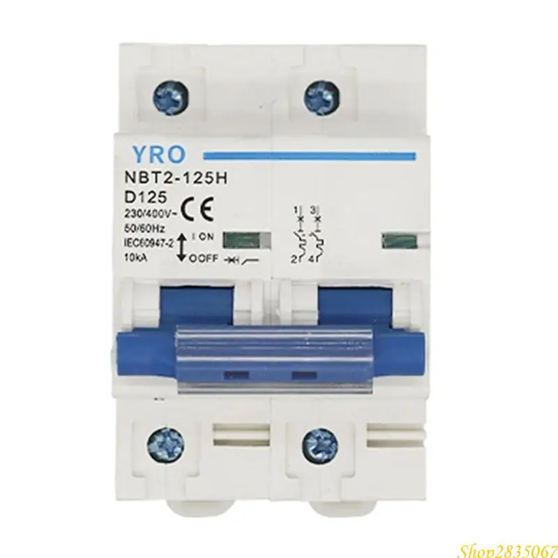 Household 2P Small Circuit Interrupters User Friendly 2P Small Breaker Shop Power Management Household Electrical Safety 831F