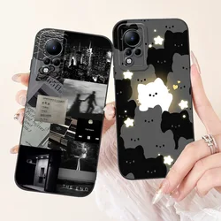 Phone Case For Infinix Note 11 11Pro 11s Cover Infinix Note 12 G88 12i 2022 Back Shell Soft Liquid Silicone Painting Cases