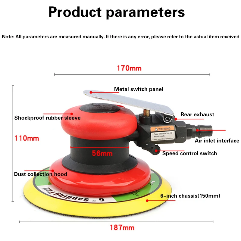 Grinding Machine Sanding Waxing Tools for Car Wall Metal 6\