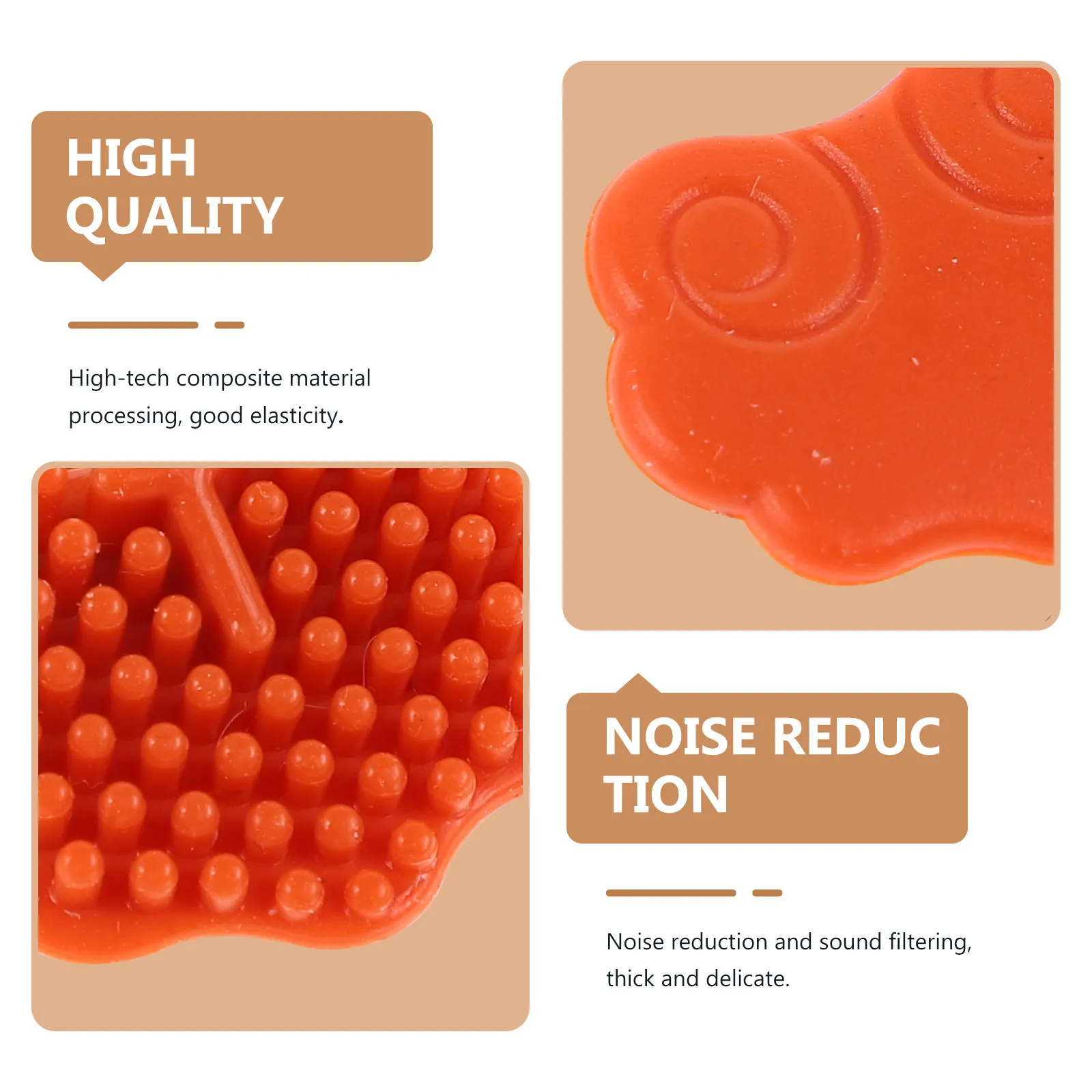 Erhu Practice Mute 2 Pack Portable Volume Reducer for Quiet Home Practice Clear Tone Easy Installation