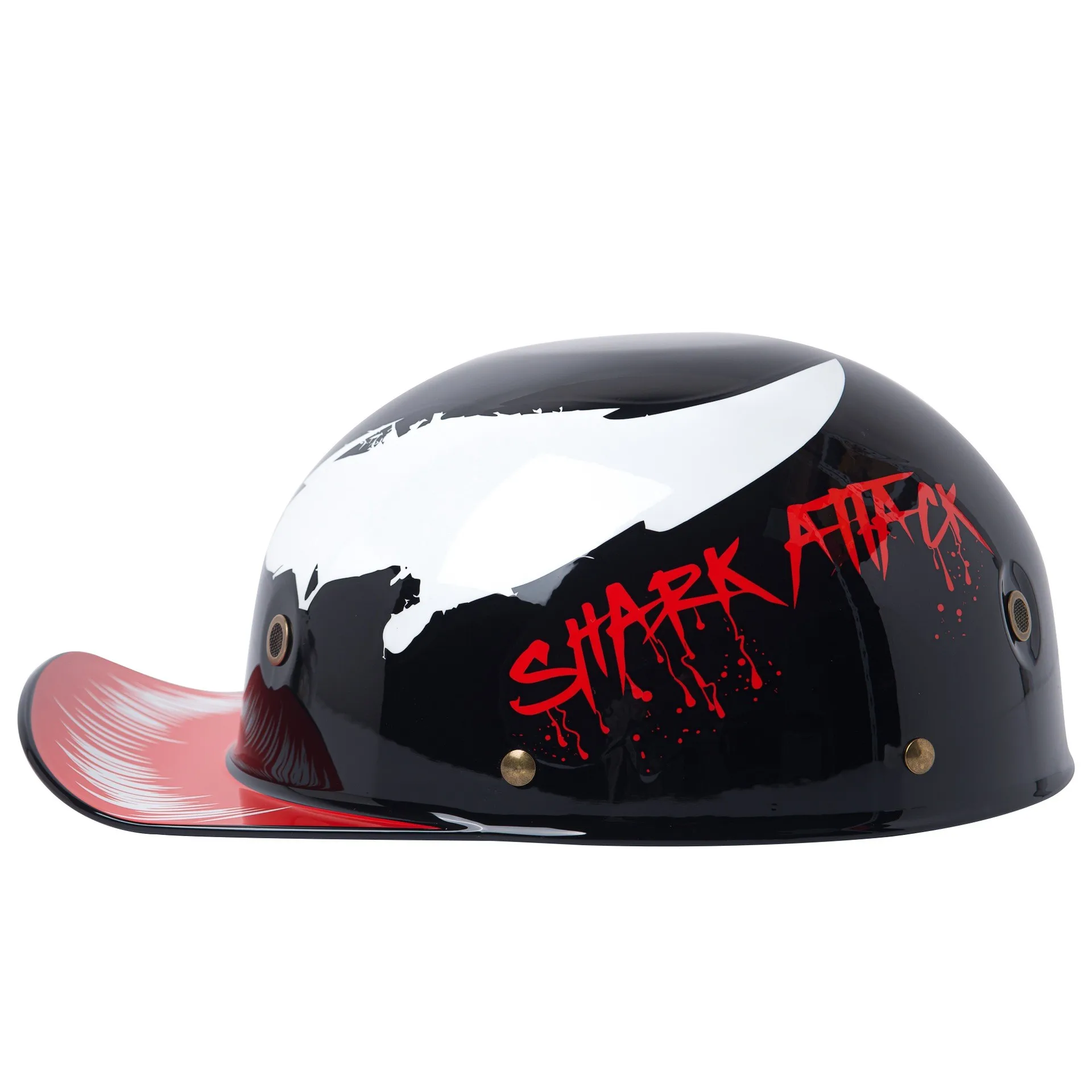 3C Wharf Helmet Commuter Electric Motorcycle Street Fighter Bending Beam Half Helmet Male Retro Female Portable Baseball Hat Hel