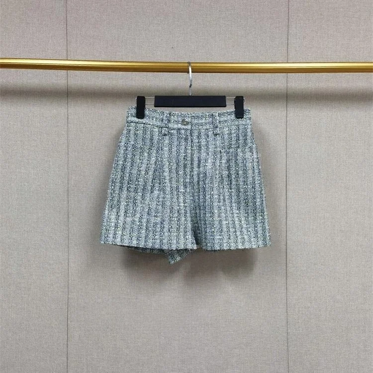 

Новые модные женские повседневные брюки M Home весна-лето с высокой талией, прямые, из твида с цветочным принтом, во французском стиле