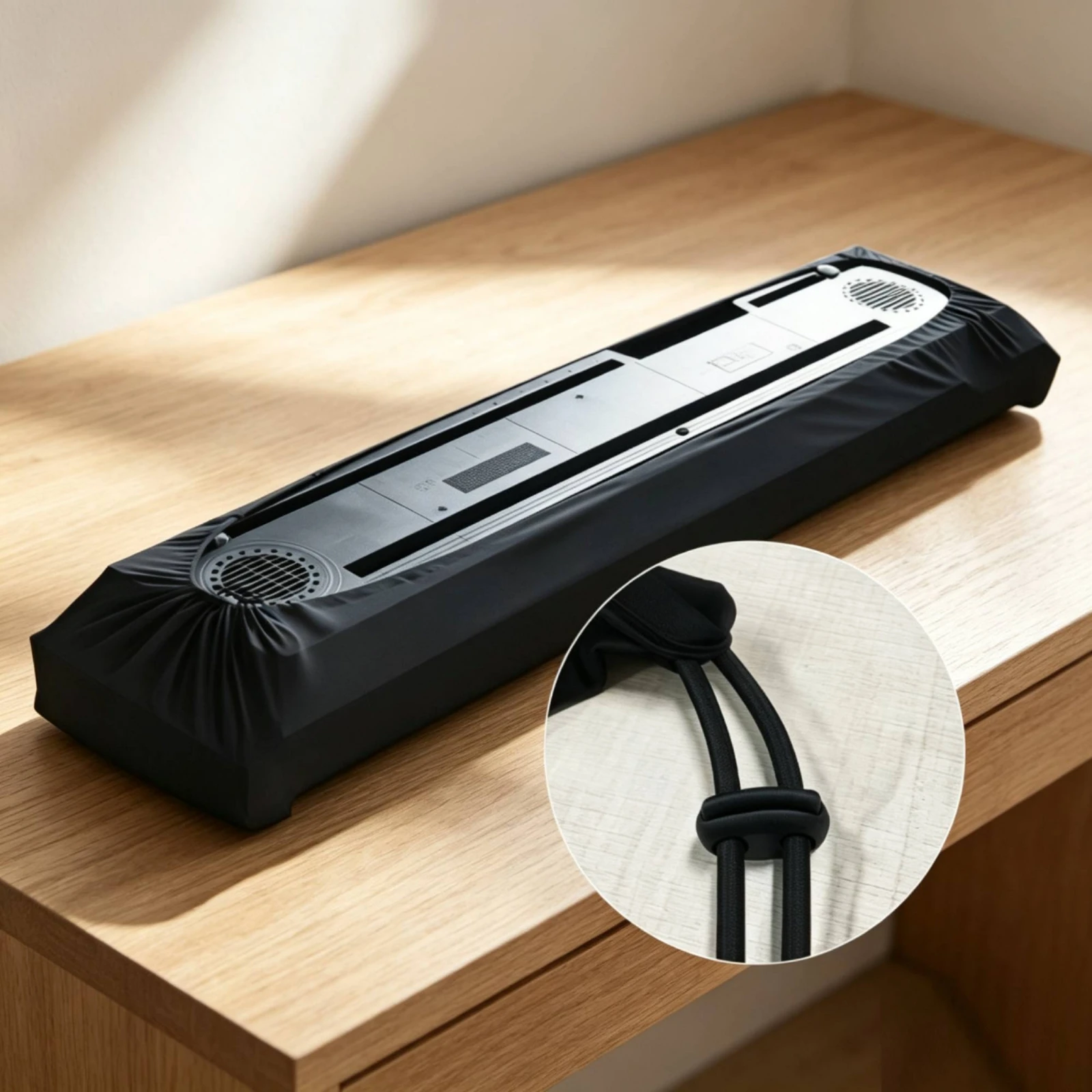 Piano Keyboard Dust Cover Protect Electronic Keyboard Cover Stretchy Easy to Install for Keyboardists, Home Studio