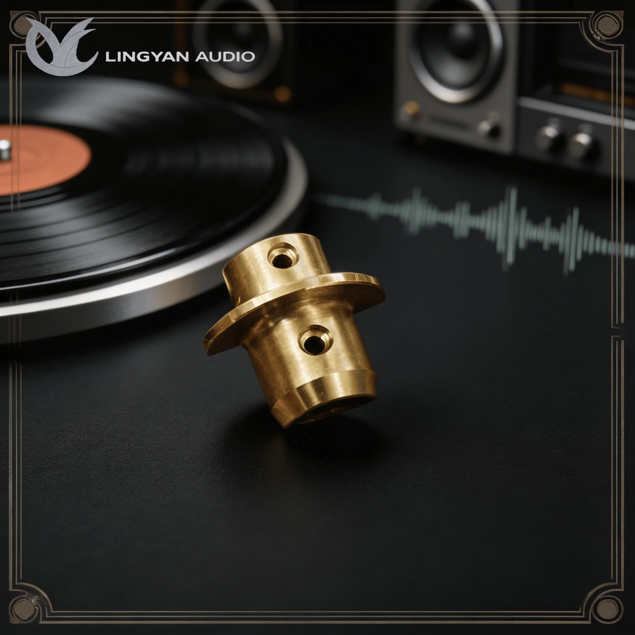 Knife‑Edge Bearing Housing Solid Brass Hardware Replacement Accessory For SME 3009 3010 3012 Horizontal Turntable Tonearm