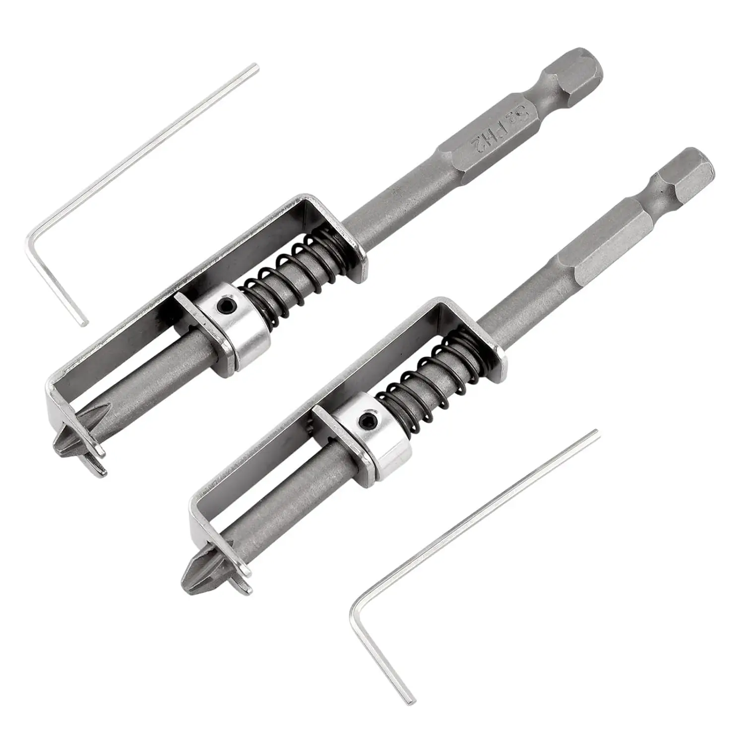 Soporte de brocas con resorte, juego de abrazaderas de fijación anticaída para puntas de destornillador, soporte de brocas Phillips