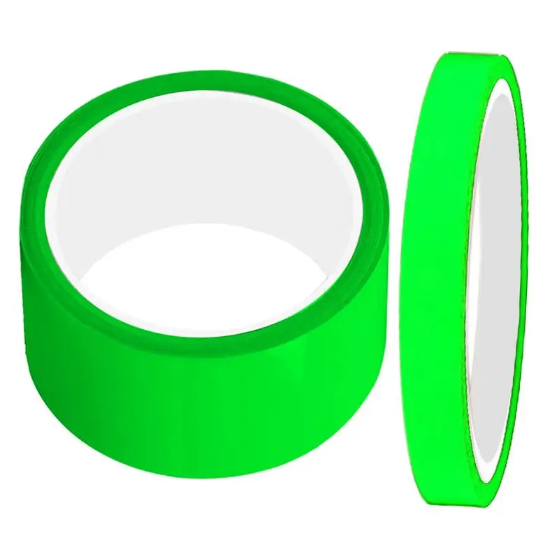 Adhesive Glow in the Dark Duct Tape Self Adhesive Green Luminous Tape Glow in the Dark Stickers Home Decor Warning Stickers