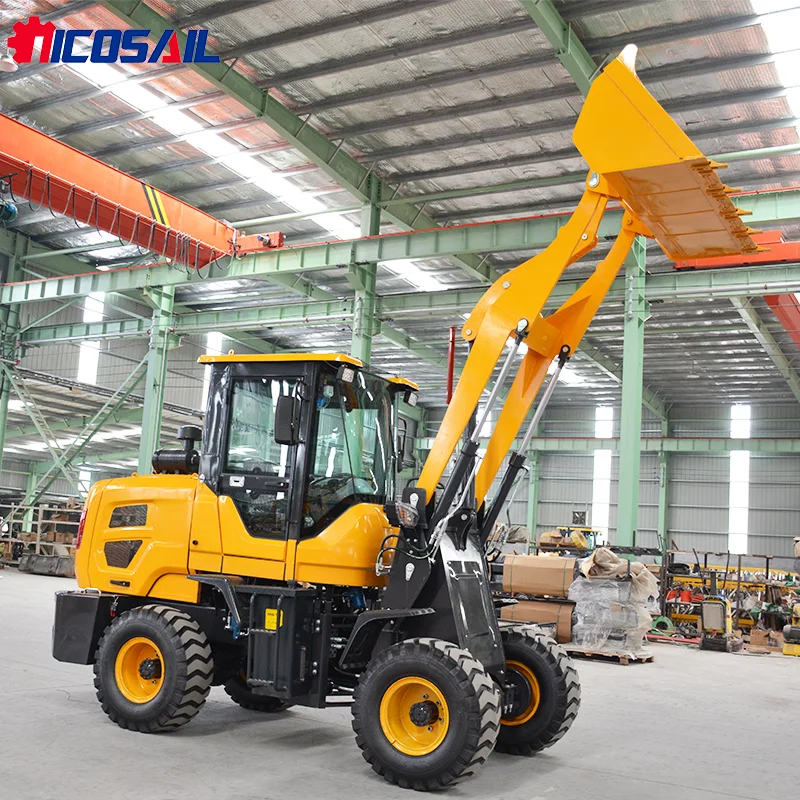 

China Mini Hydraulic Front-End Loader with Multifunction 1 Ton 3 Ton Diesel Small Compact Wheel Loader Core Motor Component Sale