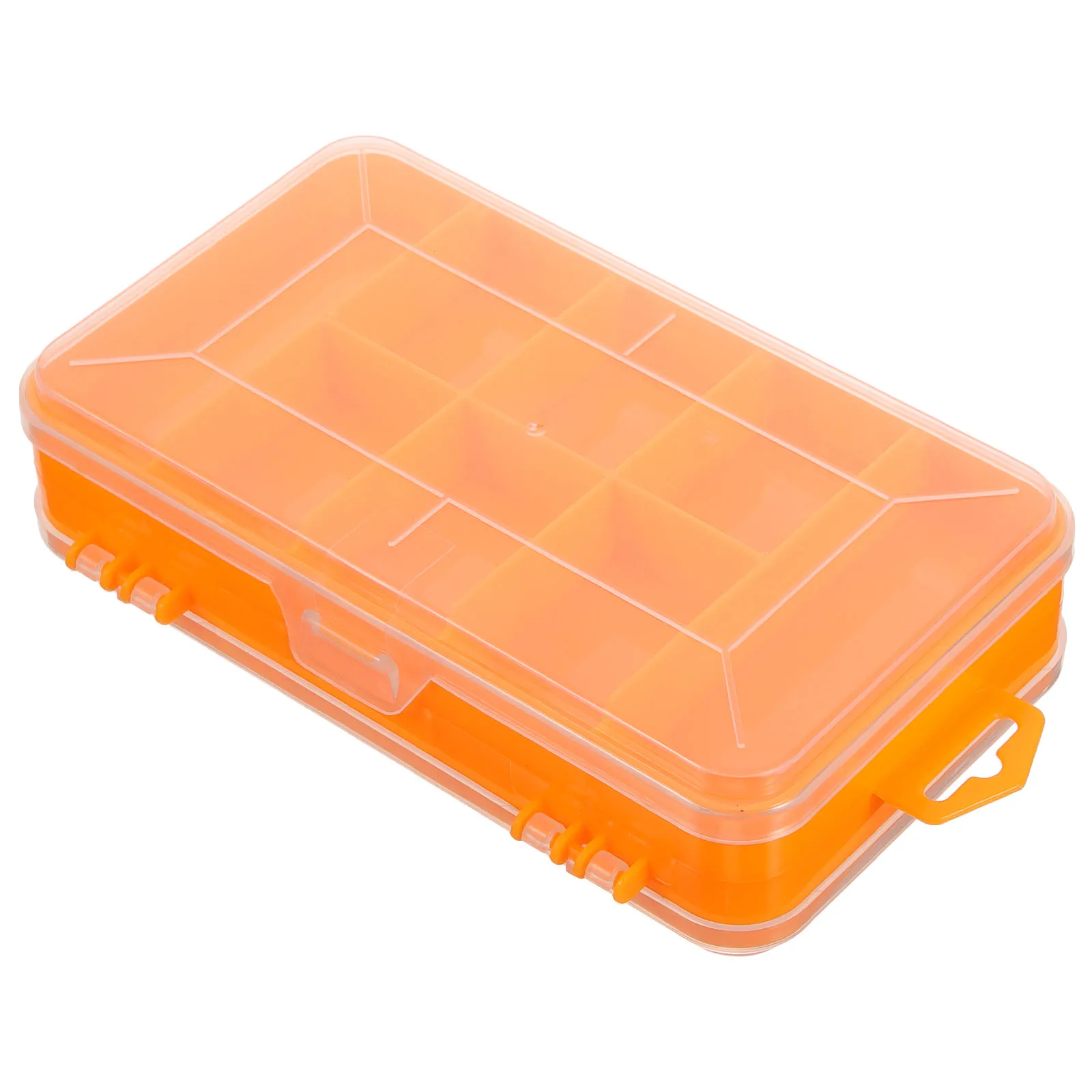 

Storage Box High Transparent PP Double Sided Design Nuts Bolts Bead Hardware Small Parts Screw Container Dividers Plastic