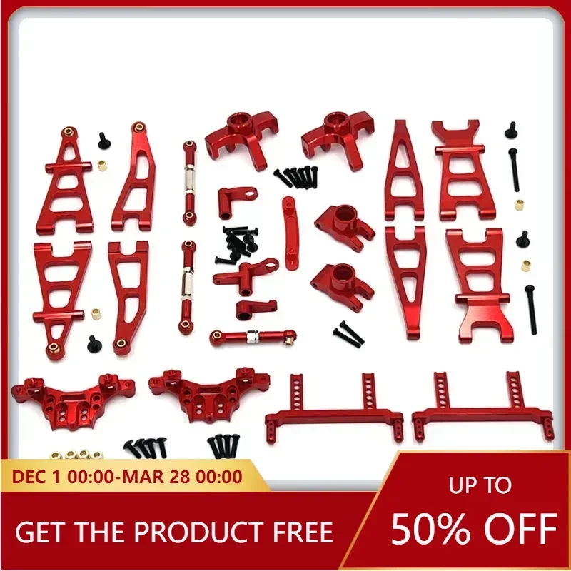 

FOR KYAMRC 1/16 G161 G162 G169 RC Remote Control Car Parts Metal Upgrade Swing Arm Steering Cup Kit