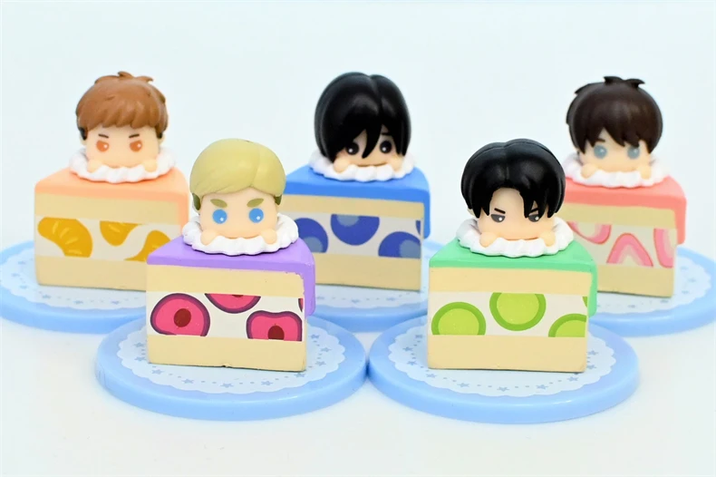 4cm Anime Shingeki No Kyojin Eren Jaeger Jean Kirstein Erwin Smith Attack on Titan Cosplay Miniature Figurine Garage Kits Gift