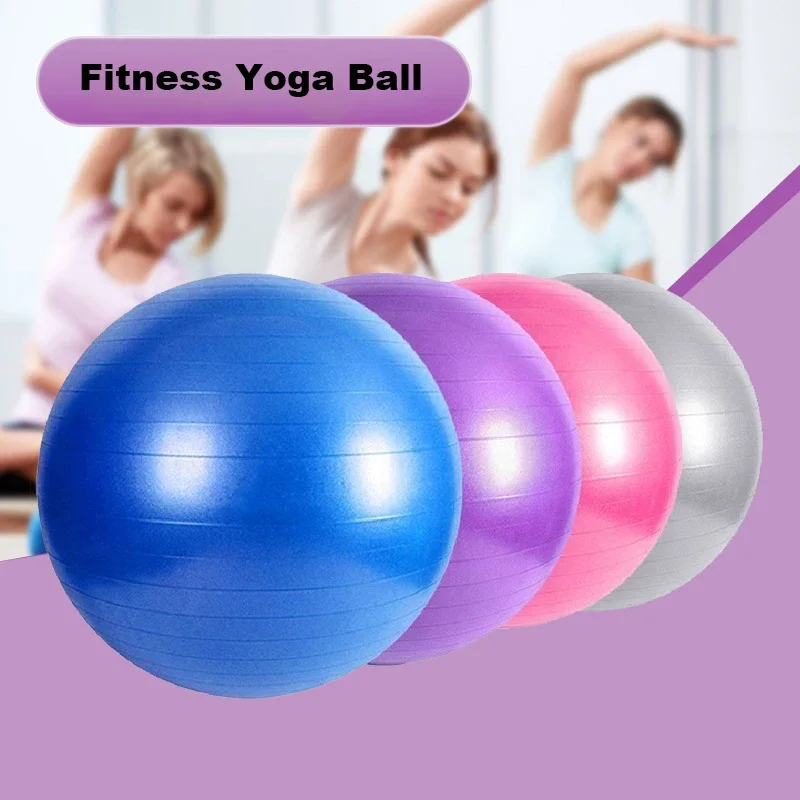 Yoga Pilates Ball for Women Home Gym Exercise Anti-Burst Non-slip Balance Ball Female Pregnancy Physiotherapy Fitness Yoga Ball