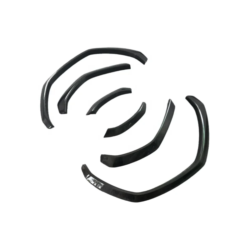 

Top Style Dry Carbon Fiber Front Rear Wide-body Wheel Eyebrows URUS S Body Kit