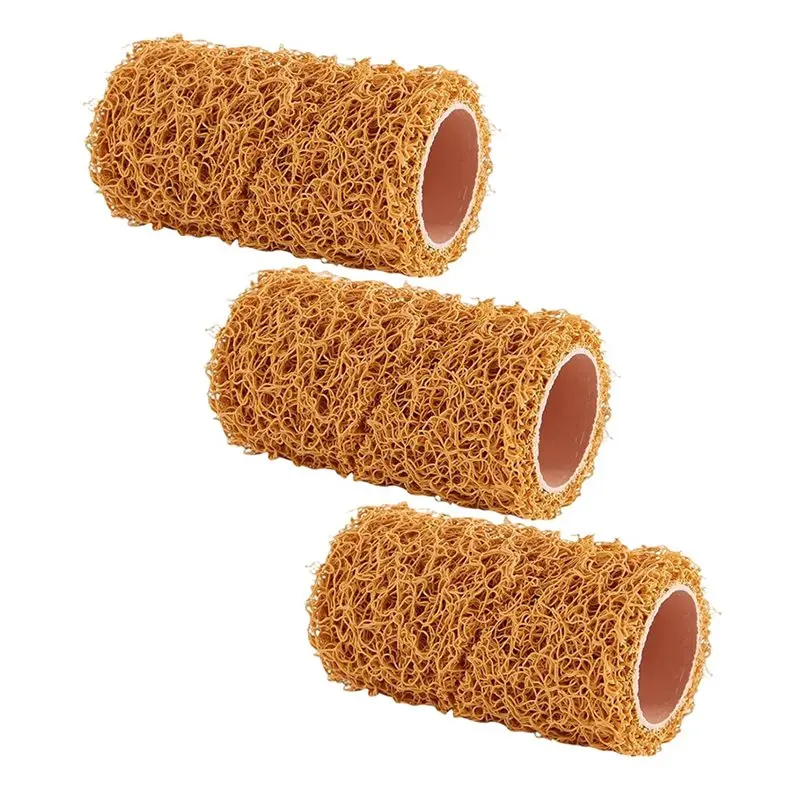 ABLK Paint Roller Set-4 Inch, Small Textured, 3 Pack For Effortless Painting Projects