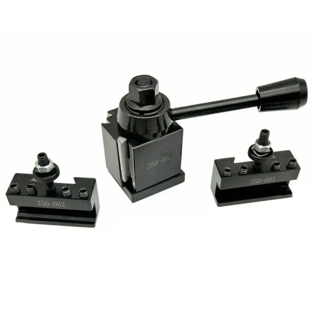 OXA Wedge Type Tool Holder 250-000 250-001 250-002 Black Pc OXA Tool Post Set Sturdy Material Turning Facing Holder