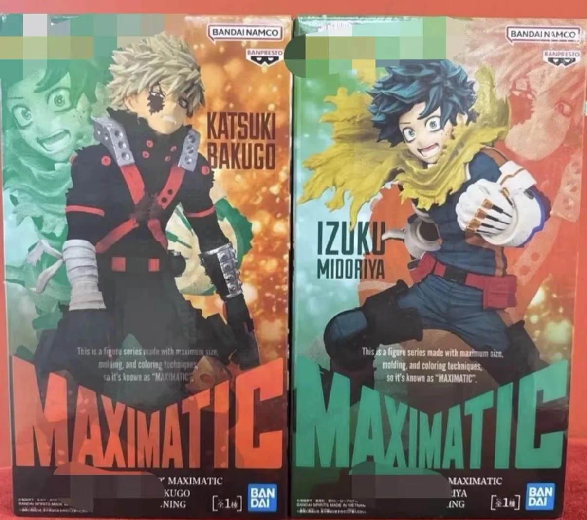 Hot Sale In Stock Banpresto Maximatic My Hero Academia The Beginning Izuku Midoriya Katsuki Bakugo Figure Anime Model Toy