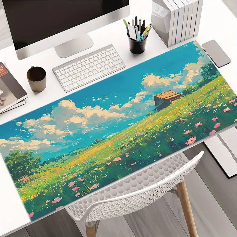 Whimsical Iron Art Large Mouse Pad Cloud Dragon Fantasy Desk Mat Ergonomic Gaming Office Workstation Essential Playful