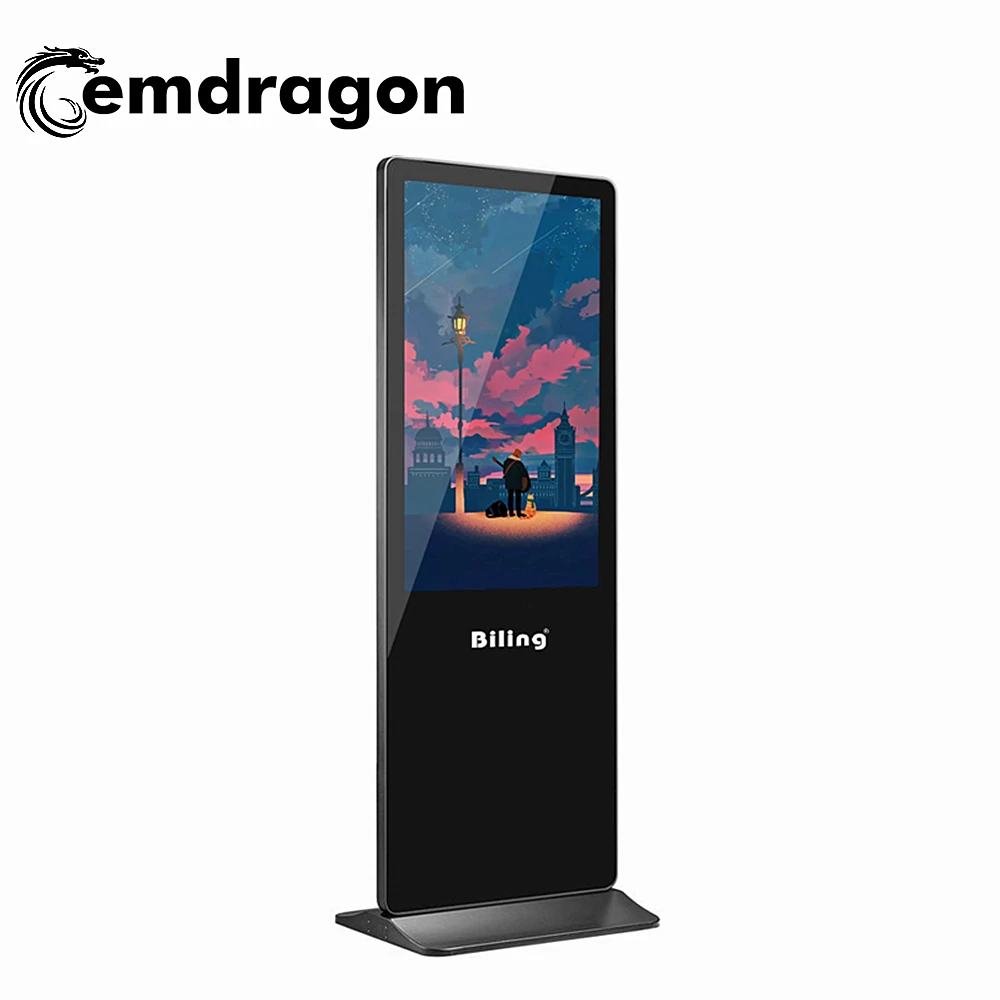 China Supplier HGM430LA(N)04 AD Player advertising printing material indoor and indoor 43Inch touch Screen advertising player