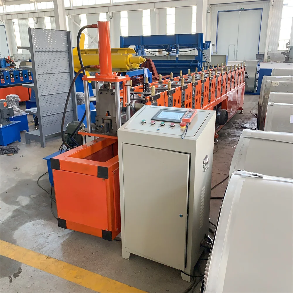 Galvanized Light Steel Frame  Furring Metal Stud Light Keel Stud  Hat Channel Purlin Roll Forming Machine