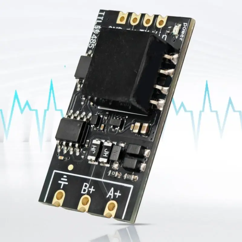 Lsolated TTL To RS485 Converter Module 3.3V/5V Auto Direction Switching High-Speed 2Mbps For UART Serial Communication