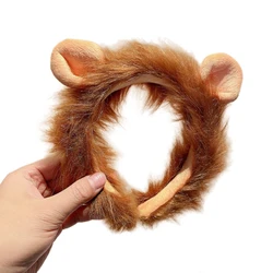 Lovely Lion Headband Girl Face Washing Hairhoop Music Festival Roleplay Hairband DXAA