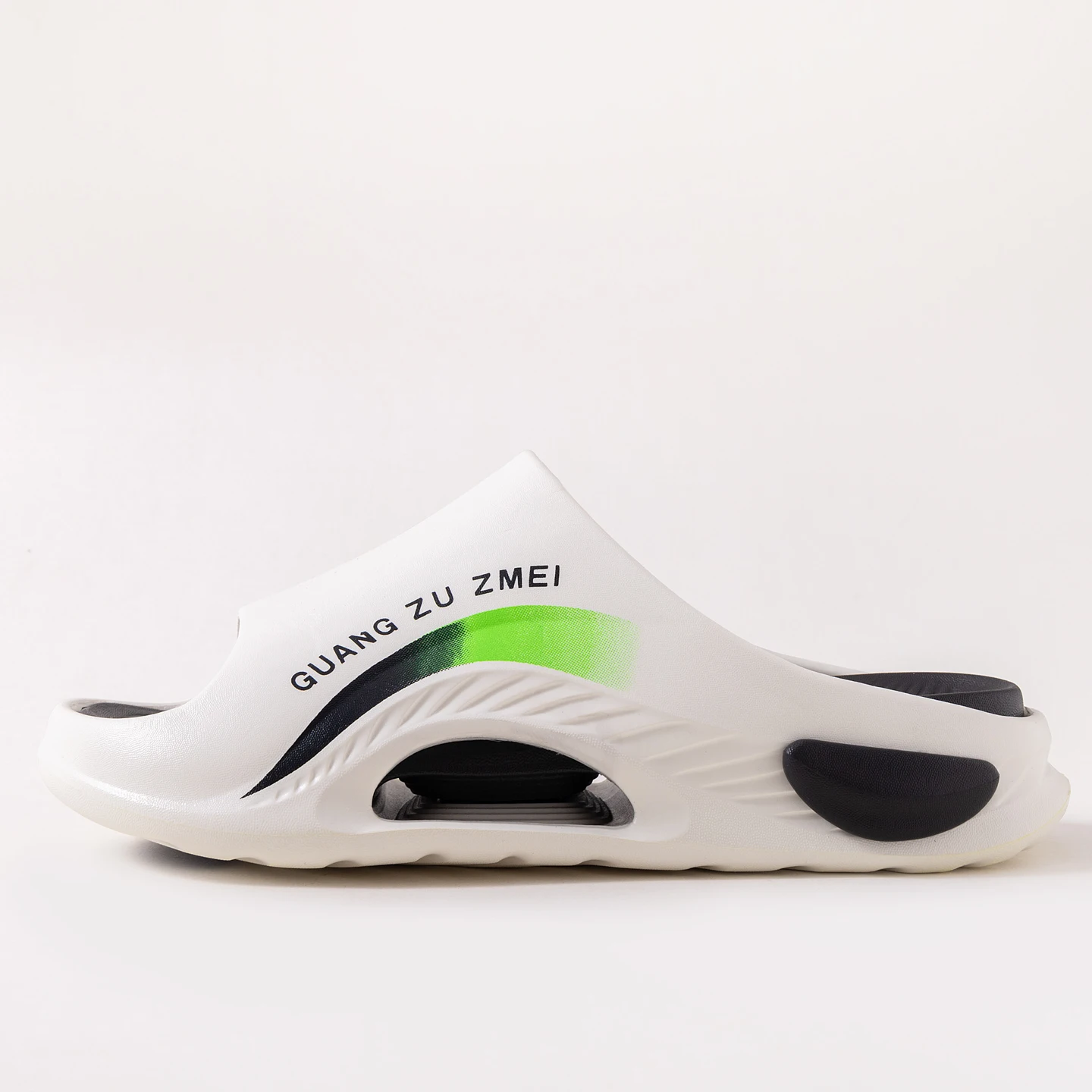 Men's Summer Sport Slides Thick Sole Cloud Cushion Non Slip Wear Resistant Deodorant Outdoor Beach Slippers
