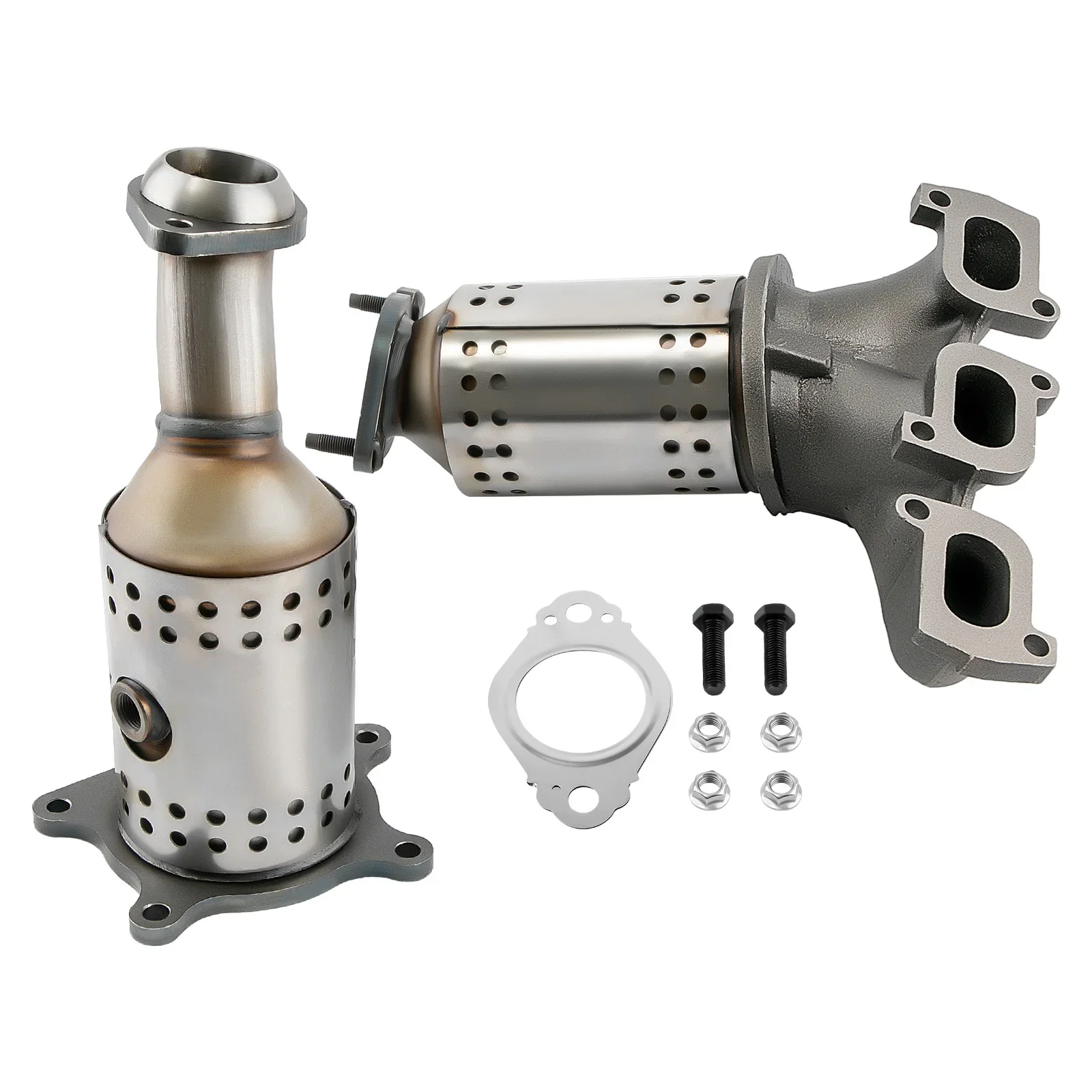 محول حفاز لسيارة Ford Edge 2011 2012 2013 2014 أمامي يسار ويمين #1