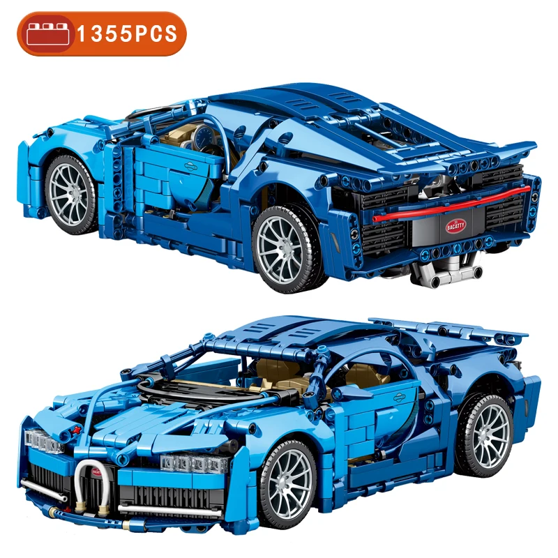 MOC High-Tech Ideas Racing Car Building Blocks Expert Famous Super Sports Car Diy Model Bricks Assembly Toys For Children gifts