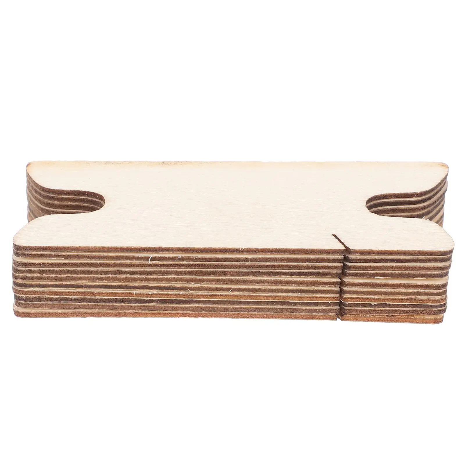 

10pcs Weaving Shuttle Wood Knitting Needles Soft Grip Tools Rattan Warping Sticks DIY Straps Belts Scarf Accessories