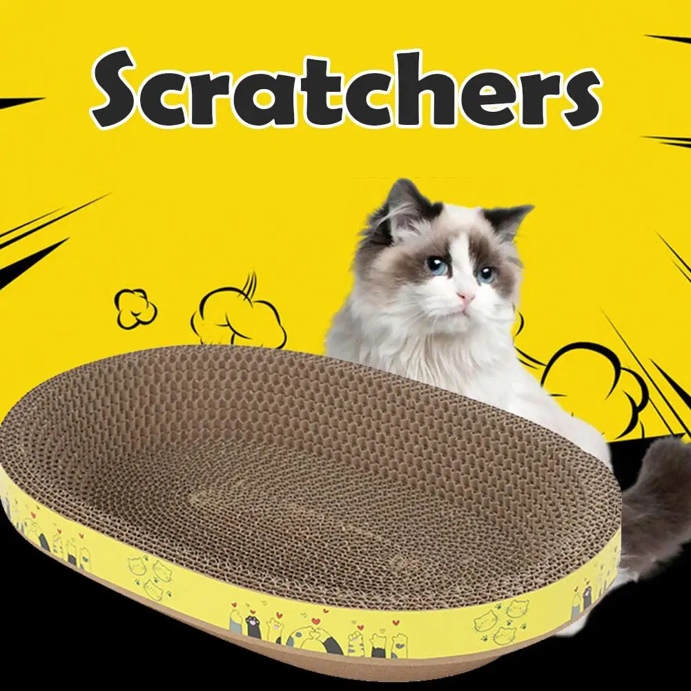 Bowl-shaped Crumb-free Corrugated Paper Cat Scratching Safe Bed Friendly And Cat Claw Board Wear-resistant Environmentally F3A8