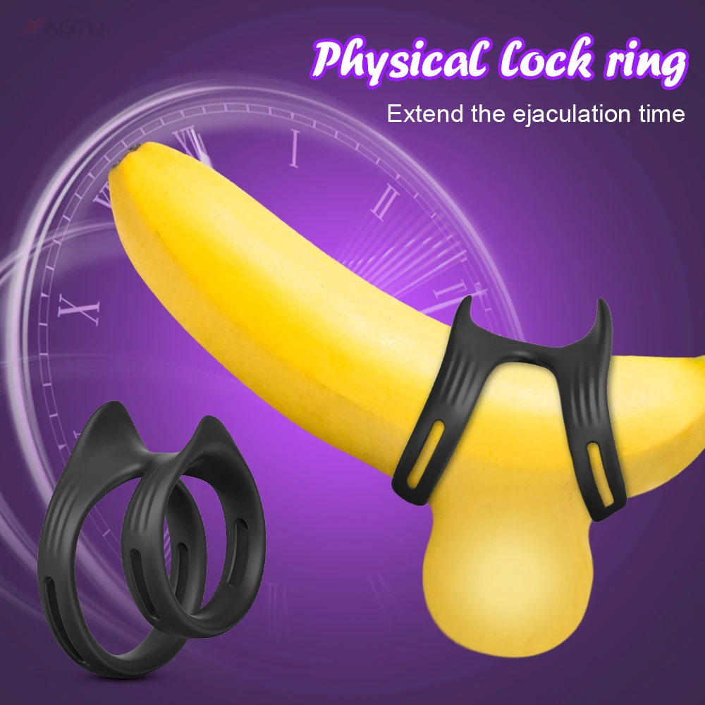 2024 New Upgrade Multiple Semen Lock Ring Penis Ring Sex Toys For Men Delay Cock Ring Retarded Ejaculation Products For Gay 18+