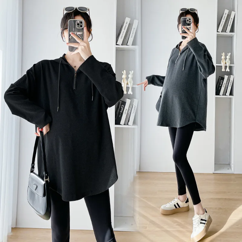 

2pcs Sets Maternity Hoodies Legging Pants Suits 2024 Spring Casual Slim Clothes for Pregnant Women Pregnancy Tops Shirts Outfits