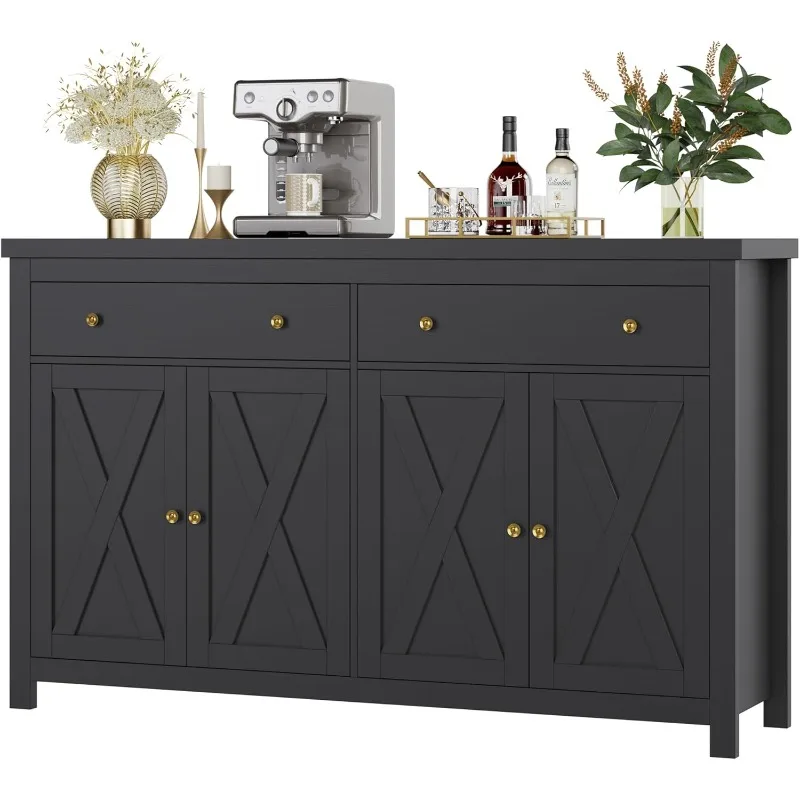 Sideboard Buffet Cabinet with Storage, 55