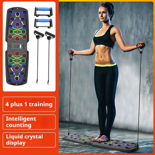 Imagen 2 del producto Tabla de realce plegable, equipo de entrenamiento con núcleo Abs para el pecho, gimnasio en casa portátil, Fitness