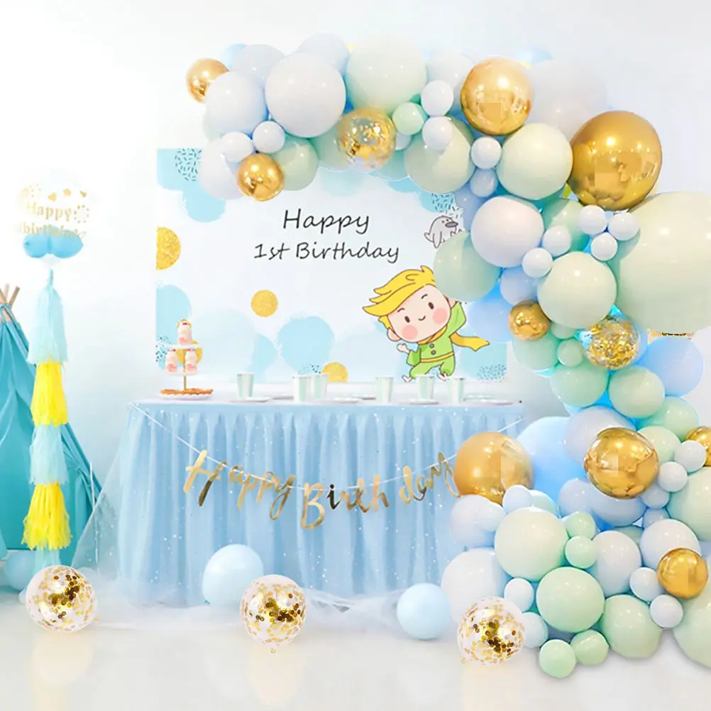 

126Pcs Balloon Chain Set Multifunctional Latex Balloons for Birthday Wedding Party Decoration Festive Atmosphere