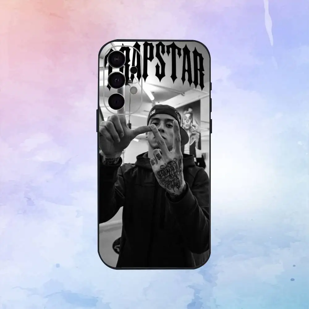 H-hot c-central c-cees rapper caso de telefone para samsung s25, s24, s21, s22, s23, s30, ultra, s20, plus, fe, lite, nota, 10.9,5g capa preta