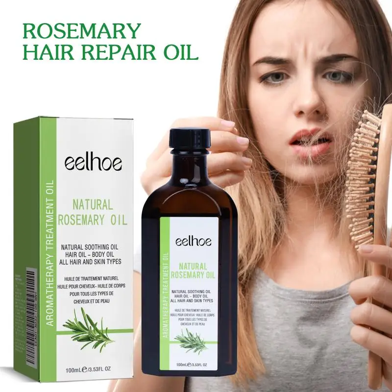 Hair Care Essential Oil: Rosemary  Oil Nourishes and Moisturizes Hair, Repairs Damage and Improves Irritability