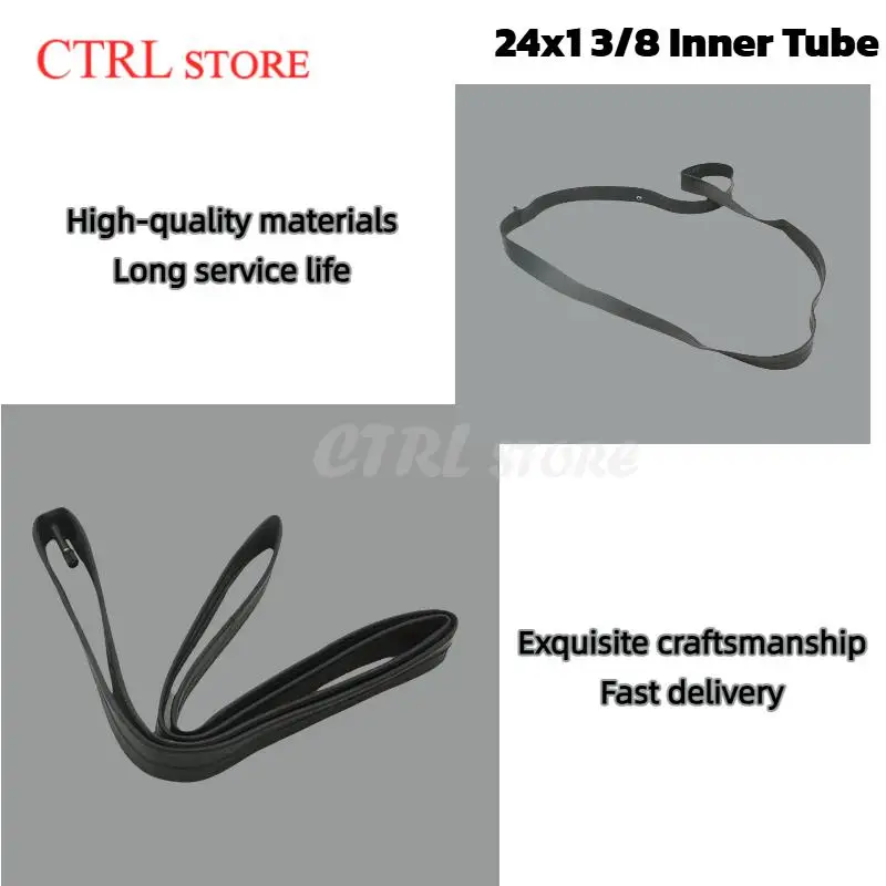 24X1 3/8 inner tube straight mouth A variety for recreational bicycles, mountain bikes, city commuter cars