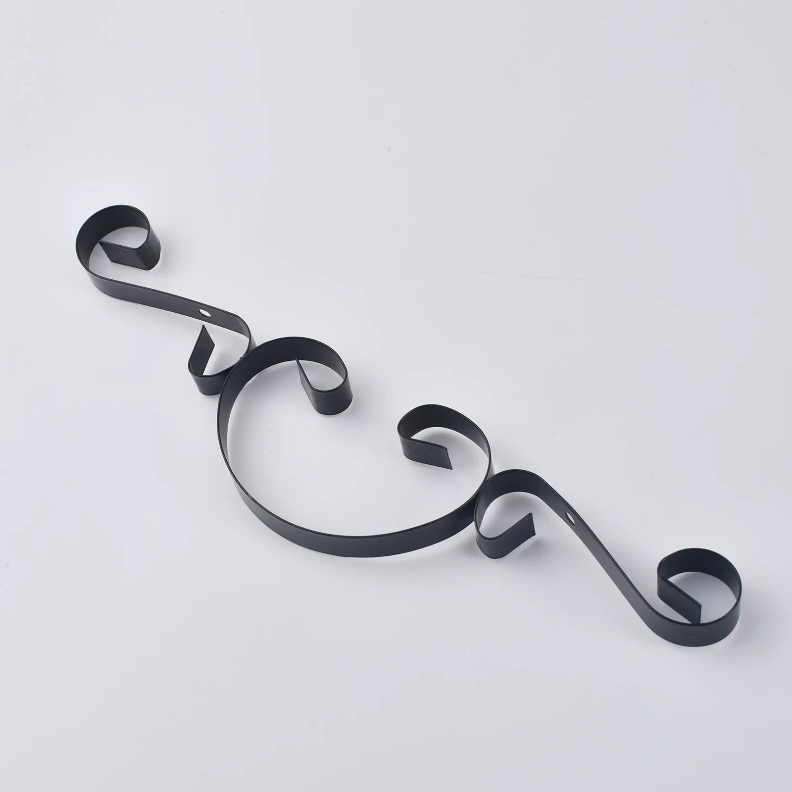 Wrought iron flower welding spray black cutting flower stamping iron flower door stamping decoration