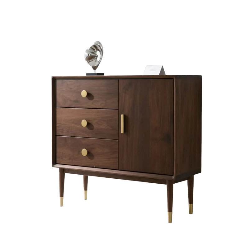 

Входной шкаф из массива дерева, шкафчик для ресторана, шкаф для хранения из черного ореха