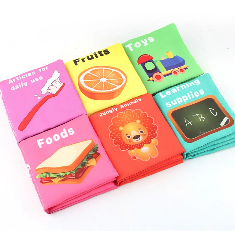 Fabric Cloth Book Audio Paper Educational Toy Parent Interaction Early Education Puzzle Cognize Read Childs Baby Learn Soft Book