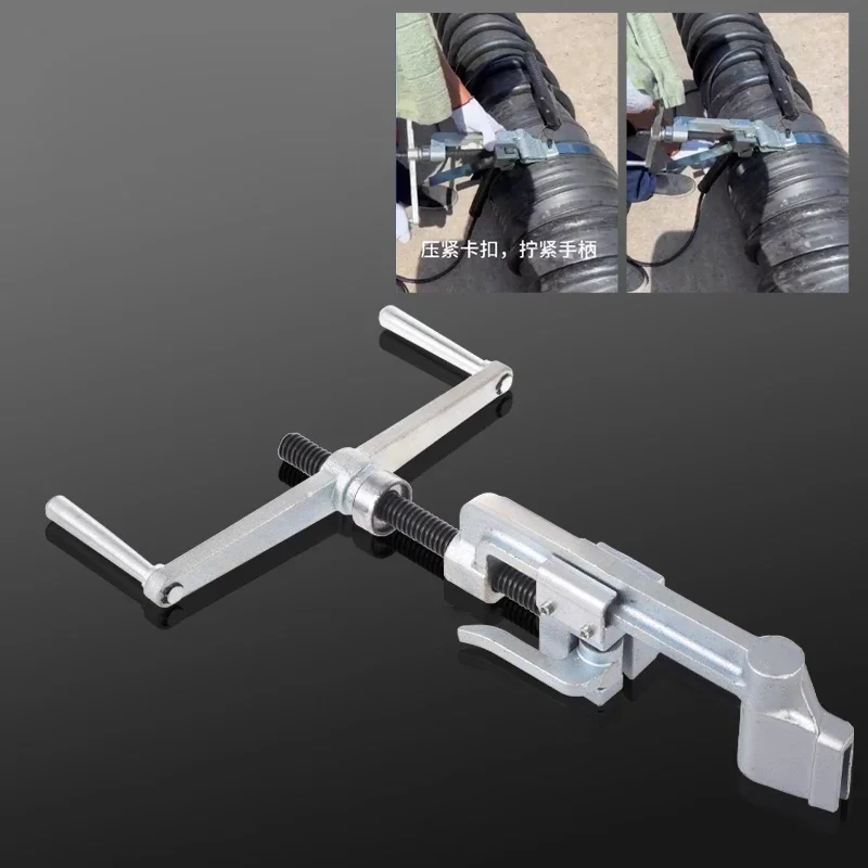 HDPE กะรัตหลอดไขลานหลอด Tensioner ท่อปากกระชับติดตั้งเชื่อมเครื่องมือพิเศษ CLAMP Fastener