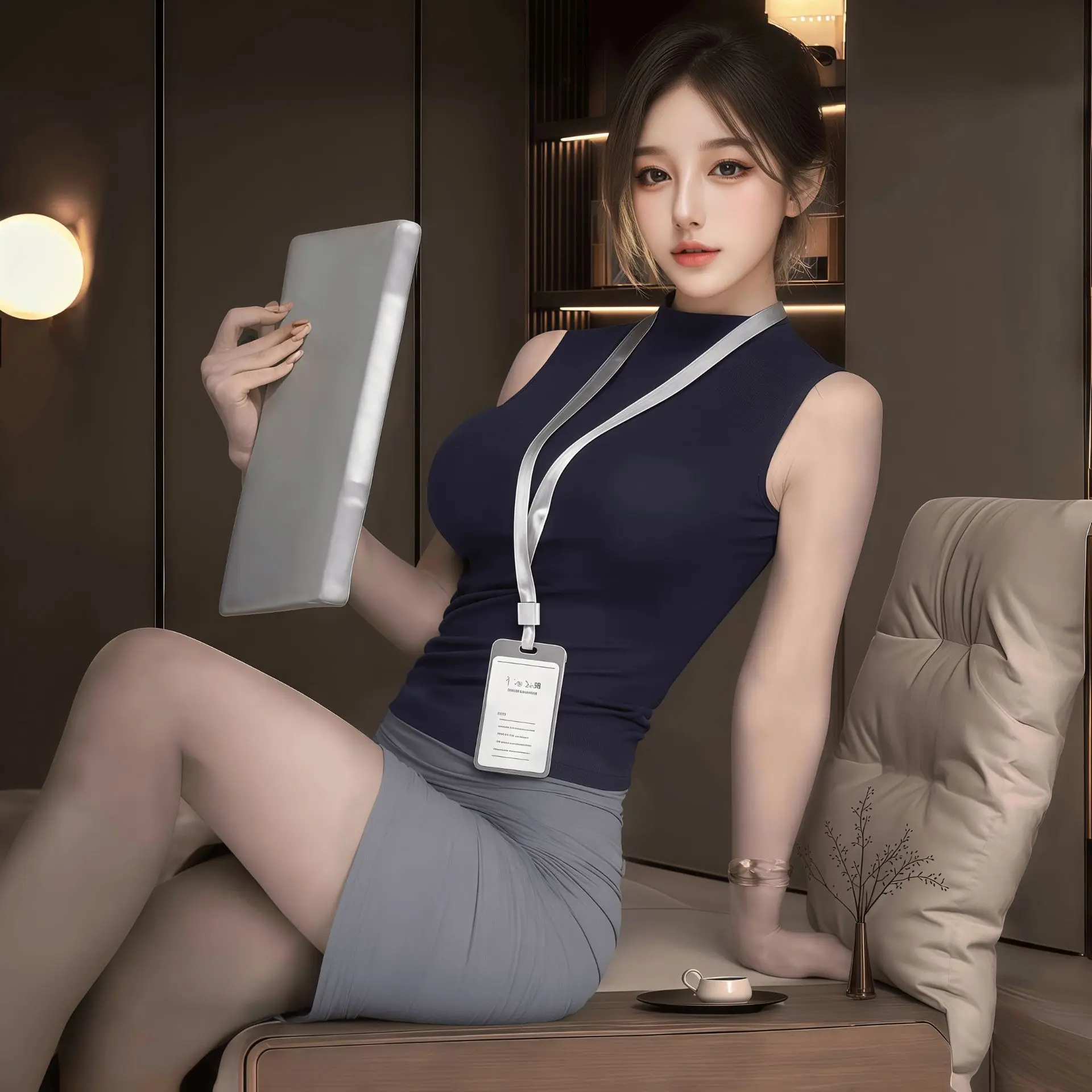 

Sexy Office Lady Cosplay Costumes Erotic Lingerie Hip Wrap Skirt Women OL Secretary Roleplay Uniform Temptation Mini Dress