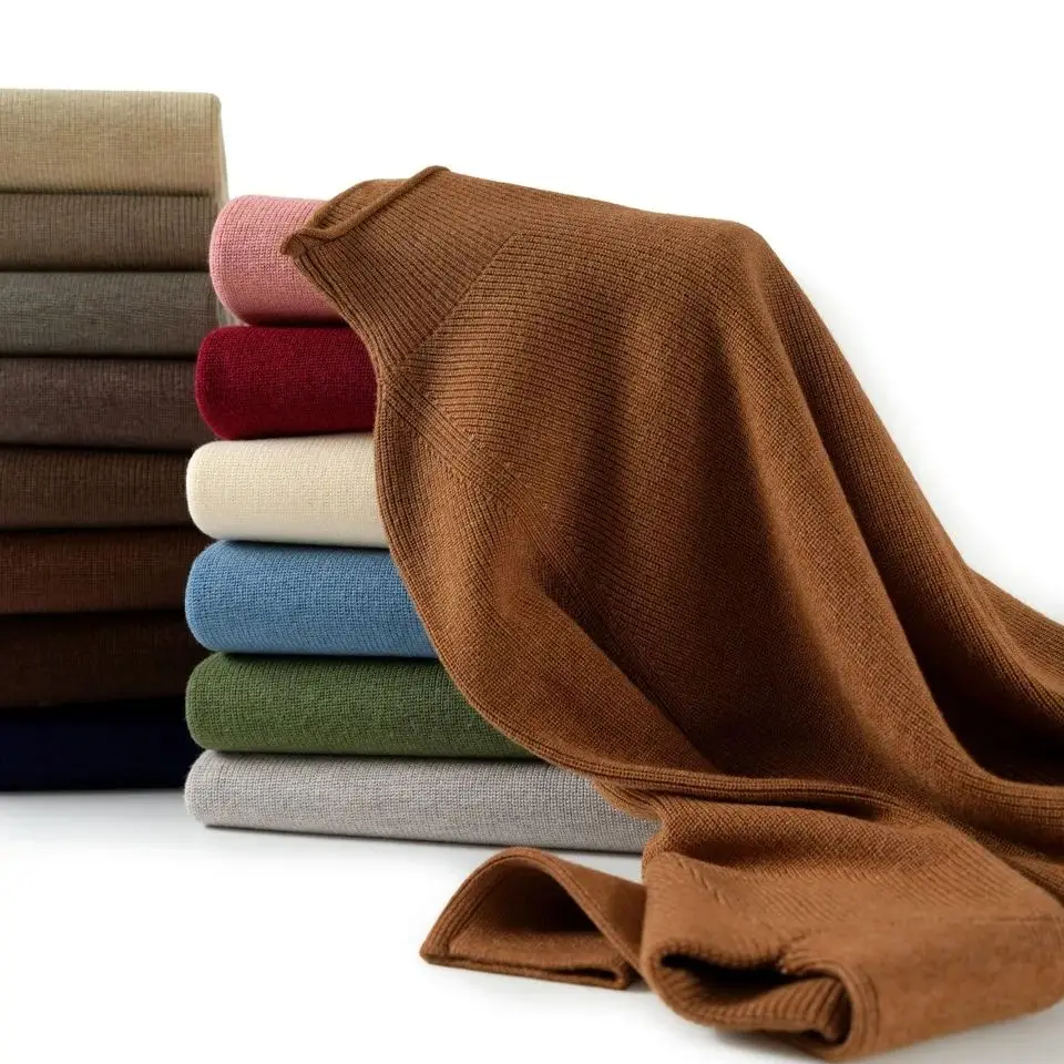 

Women's Sweater for Woman New Knit Clothes Female Tops Knitwear Winter Batwing Long Sleeve Mock Neck Pullovers Trend Korean Top