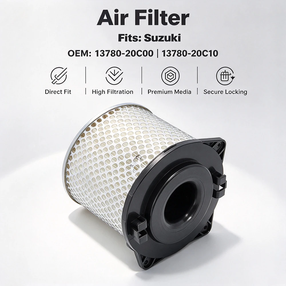 13780-20C00 13780-20C10 Motorcycle Air Filter Is for Suzuki GSXR400 GK76A 1990-1994 GSX600F GSX750F Katana 600 750 1988-2006