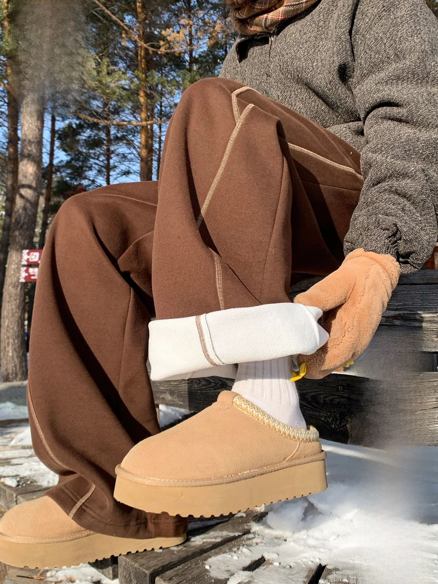 

Мужские повседневные брюки Paul Frank в стиле ретро с флисовой подкладкой, весенние, американского кроя, с драпировкой, широкие, длинные, модные брюки-карго