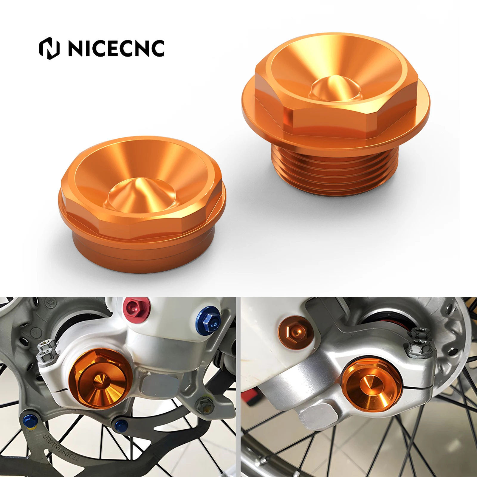 For KTM EXC 300 2003-2015 EXCF 350 EXC 450 XCW XCFW Front Wheel Axle Lock Nut SX 125 SXF 450 XC XCF 2003-2014 For Husqvarna TE