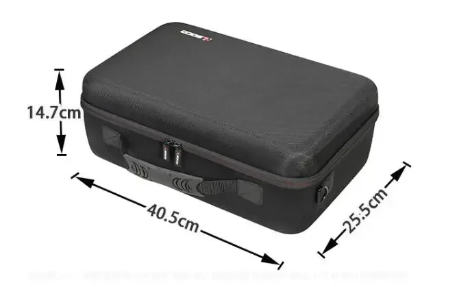 

Кейс для хранения RLSOCO, подходит для дрона DJI Mavic 3, вмещает 4 аккумулятора, пропеллеры, контроллер LCD, передатчик и другие аксессуары.