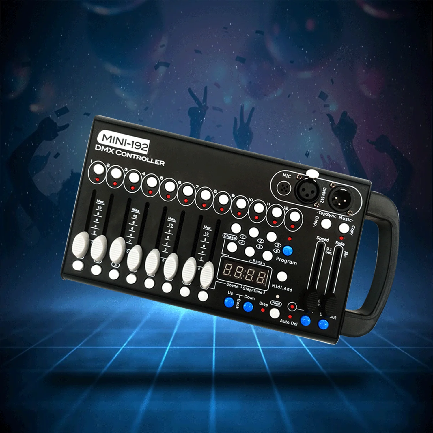 

Stage Light LED Mini DMX Controller LED Par Light DJ Light Console For Party Pub Night Club KTV Moving Head Patent Mini Console